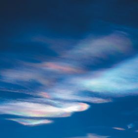 Picture of a Polar Stratospheric Cloud